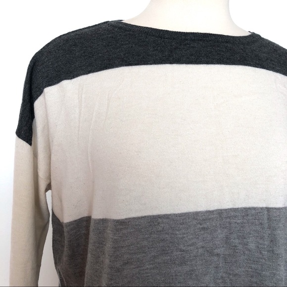 JOIE Striped Lightweight Crew Neck Sweater - Picture 2 of 5